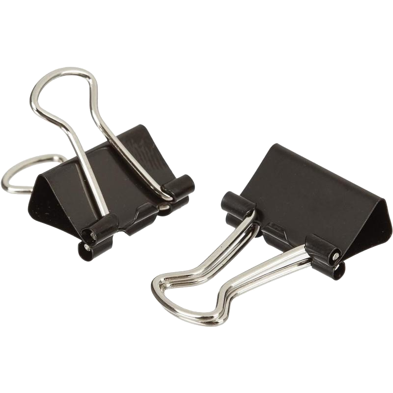 Затискачі для паперів BUROMAX (BM.5301), 51 мм., 12 шт. в пачці